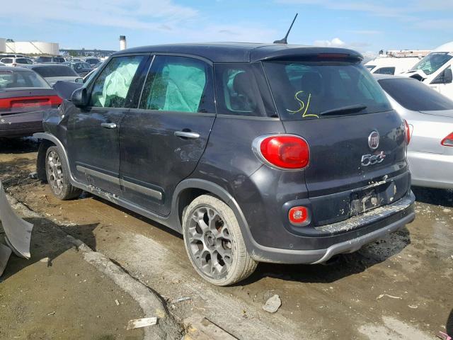 ZFBCFADH3EZ008200 - 2014 FIAT 500L TREKK GRAY photo 3