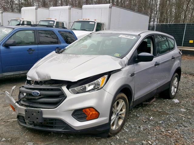 1FMCU0F72HUB74738 - 2017 FORD ESCAPE S SILVER photo 2