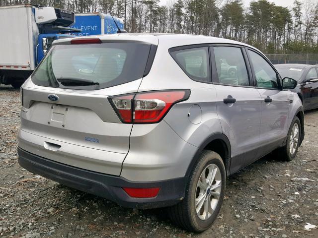 1FMCU0F72HUB74738 - 2017 FORD ESCAPE S SILVER photo 4