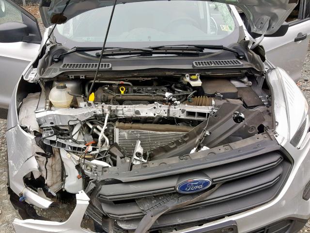 1FMCU0F72HUB74738 - 2017 FORD ESCAPE S SILVER photo 7