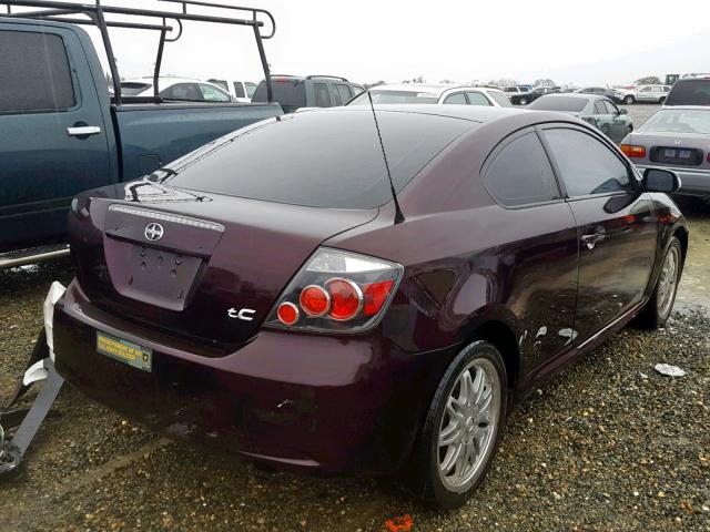 JTKDE167X90281744 - 2009 TOYOTA SCION TC RED photo 4