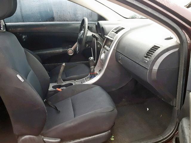 JTKDE167X90281744 - 2009 TOYOTA SCION TC RED photo 5