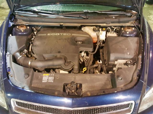 1G1ZH57B29F179715 - 2009 CHEVROLET MALIBU 1LT BLUE photo 7
