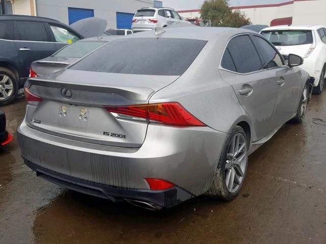 JTHBA1D29H5042395 - 2017 LEXUS IS 200T GRAY photo 4