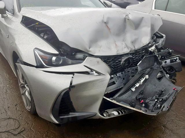 JTHBA1D29H5042395 - 2017 LEXUS IS 200T GRAY photo 9