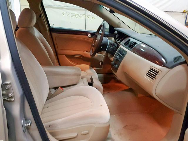 1G4HP57208U137068 - 2008 BUICK LUCERNE CX TAN photo 5