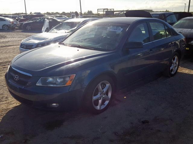 5NPET46FX6H055986 - 2006 HYUNDAI SONATA GL  photo 2