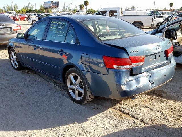 5NPET46FX6H055986 - 2006 HYUNDAI SONATA GL  photo 3