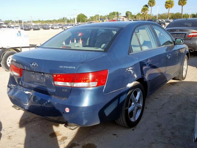 5NPET46FX6H055986 - 2006 HYUNDAI SONATA GL  photo 4