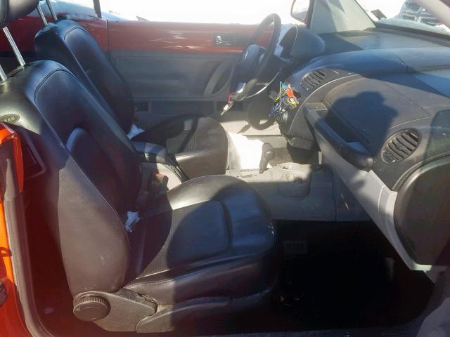 3VWCK21Y93M321427 - 2003 VOLKSWAGEN NEW BEETLE Qırmızı foto 5