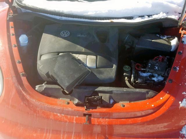 3VWCK21Y93M321427 - 2003 VOLKSWAGEN NEW BEETLE Qırmızı foto 7