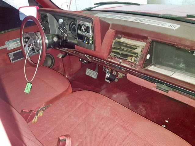 2GTHC39NXK1517078 - 1989 GMC SIERRA C35 RED photo 9