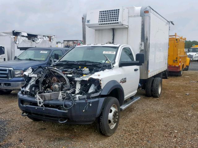 3C7WRKBL7EG111055 - 2014 RAM 4500 WHITE photo 2