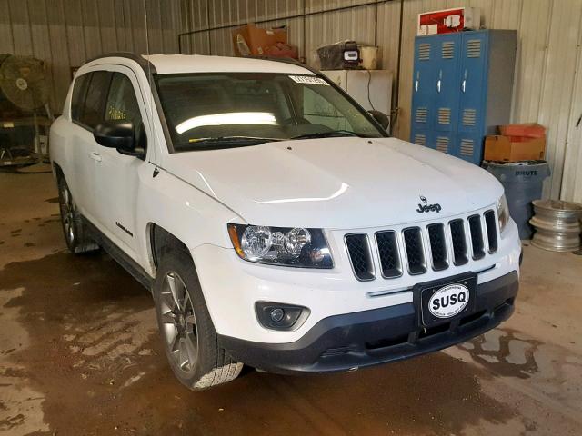 1C4NJDBBXGD596035 - 2016 JEEP COMPASS SP WHITE photo 1