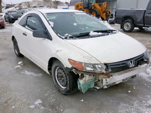 2HGFG11278H009492 - 2008 HONDA CIVIC DX WHITE photo 1