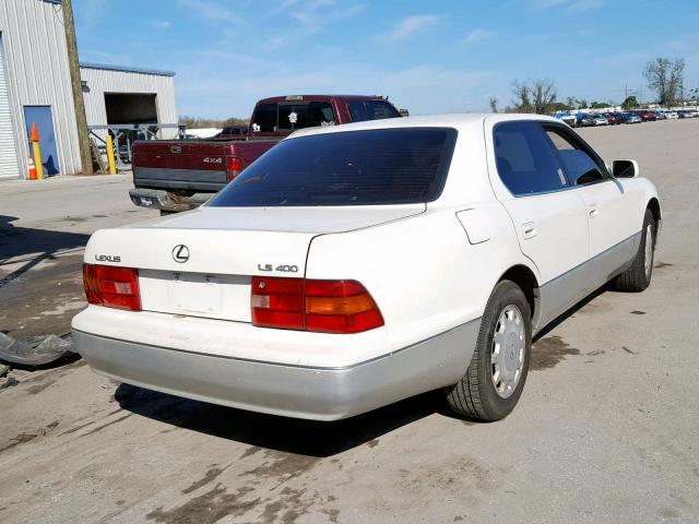 JT8UF22E8S0032488 - 1995 LEXUS LS 400 WHITE photo 4