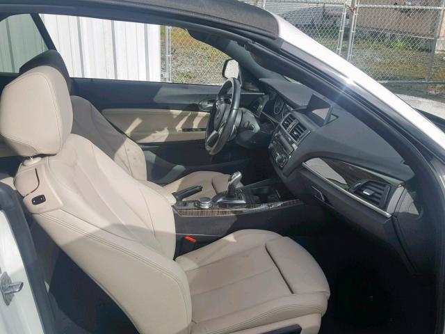 WBA2L1C58HV666161 - 2017 BMW M240I WHITE photo 5
