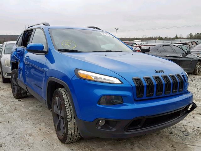 1C4PJLCB7JD551935 - 2018 JEEP CHEROKEE L BLUE photo 1