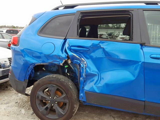 1C4PJLCB7JD551935 - 2018 JEEP CHEROKEE L BLUE photo 9