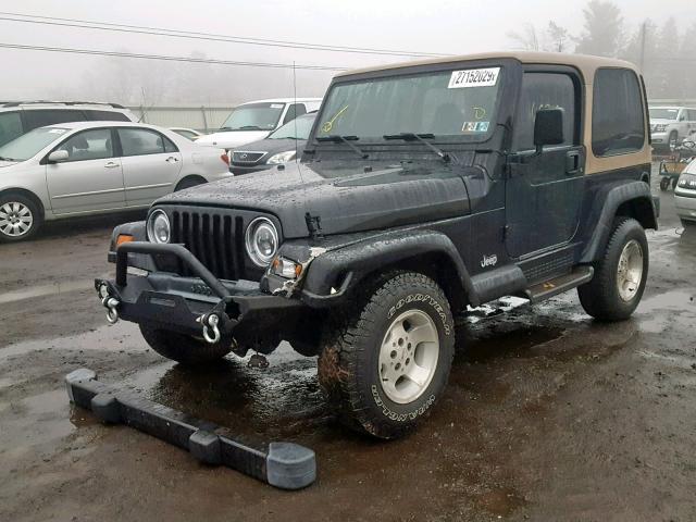 1J4FY49S4XP484460 - 1999 JEEP WRANGLER / BLACK photo 2