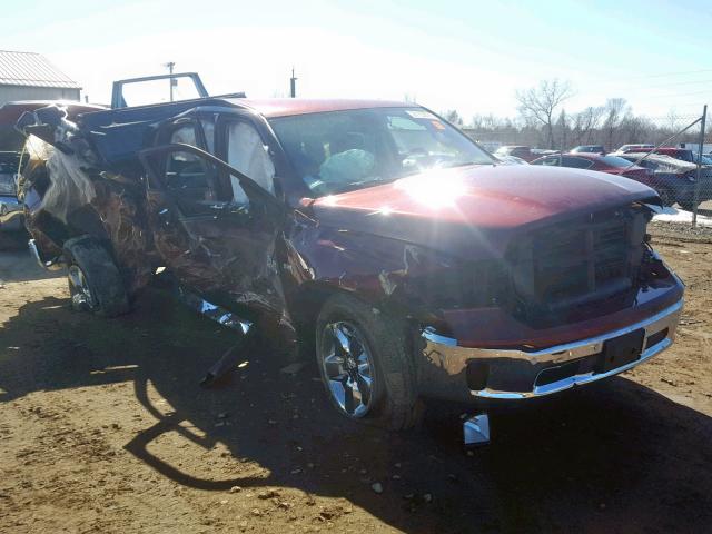 1C6RR7LT2HS814329 - 2017 RAM 1500 SLT RED photo 1