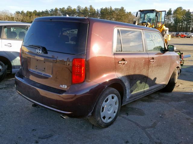 JTLKE50EX81008295 - 2008 TOYOTA SCION XB BROWN photo 4