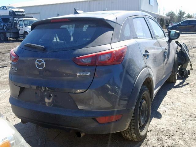 JM1DKFB72H0152415 - 2017 MAZDA CX-3 SPORT GRAY photo 4