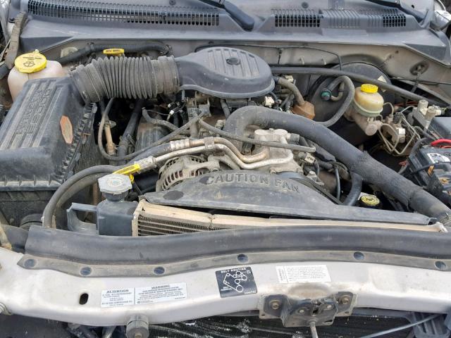 1B7GL23Y2VS234820 - 1997 DODGE DAKOTA SILVER photo 7