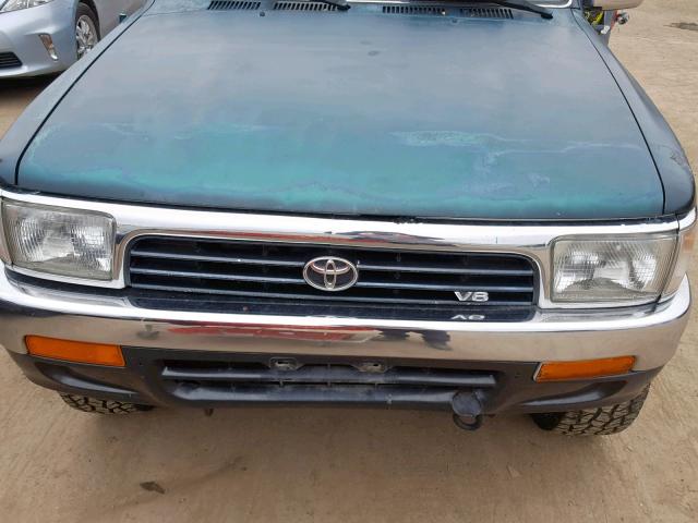 JT3VN39W8S0215861 - 1995 TOYOTA 4RUNNER VN GREEN photo 7