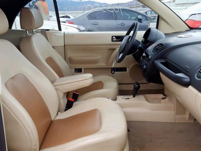 3VWRF31YX7M407985 - 2007 VOLKSWAGEN NEW BEETLE Сары фото 5
