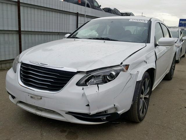 1C3CCBBB7DN652948 - 2013 CHRYSLER 200 TOURIN WHITE photo 2