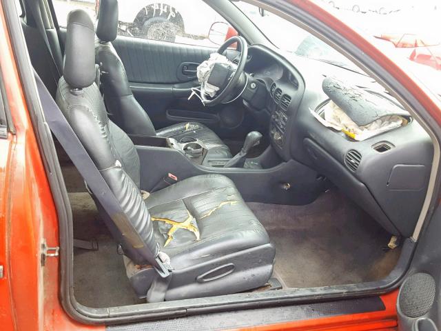 1G2WP1211VF307834 - 1997 PONTIAC GRAND PRIX RED photo 5