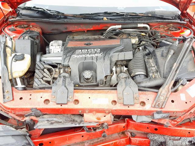 1G2WP1211VF307834 - 1997 PONTIAC GRAND PRIX RED photo 7