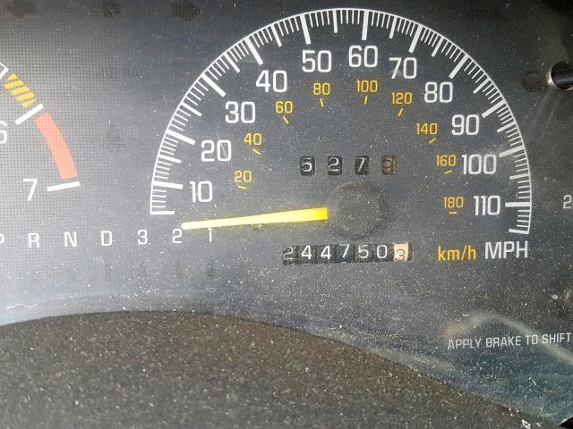 1G2WP1211VF307834 - 1997 PONTIAC GRAND PRIX RED photo 8