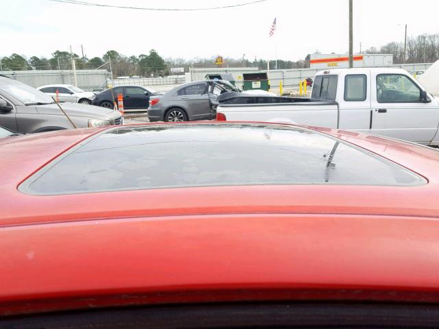 1G2WP1211VF307834 - 1997 PONTIAC GRAND PRIX RED photo 9