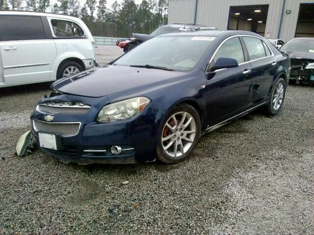 1G1ZK57728F163655 - 2008 CHEVROLET MALIBU LTZ BLUE photo 2