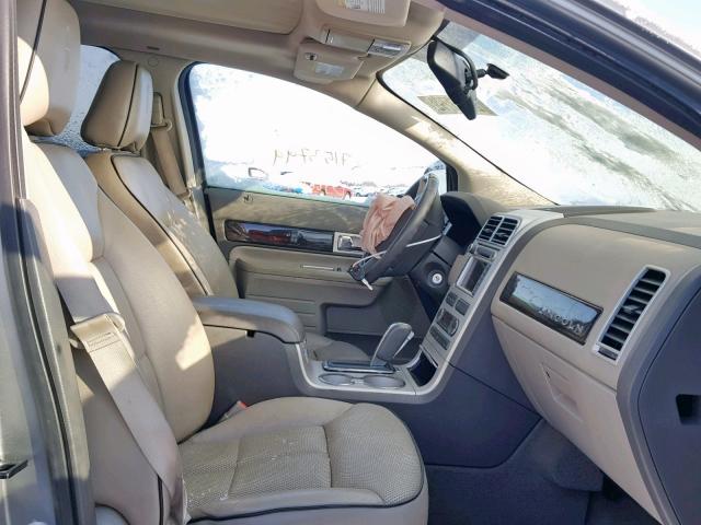 2LMDU88C88BJ20397 - 2008 LINCOLN MKX SILVER photo 5