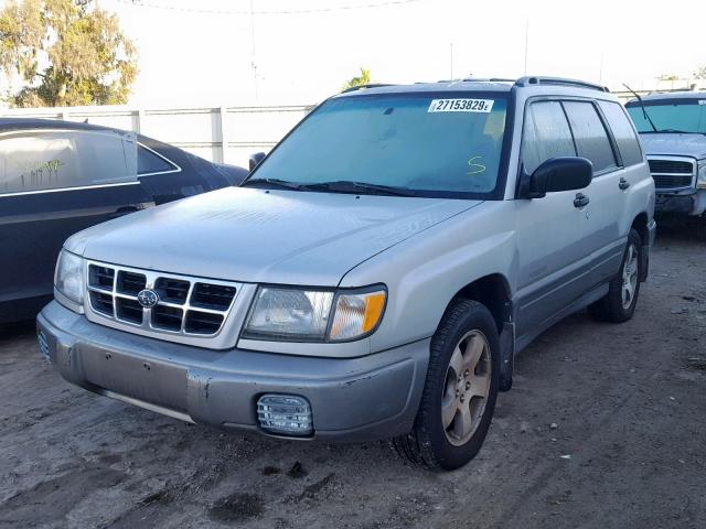 JF1SF6553XH700790 - 1999 SUBARU FORESTER S SILVER photo 2