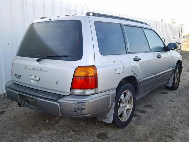 JF1SF6553XH700790 - 1999 SUBARU FORESTER S SILVER photo 4