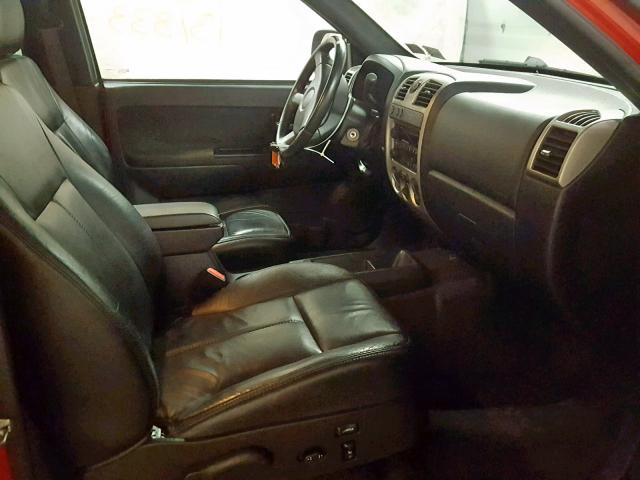 1GCDT43E288219384 - 2008 CHEVROLET COLORADO L RED photo 5