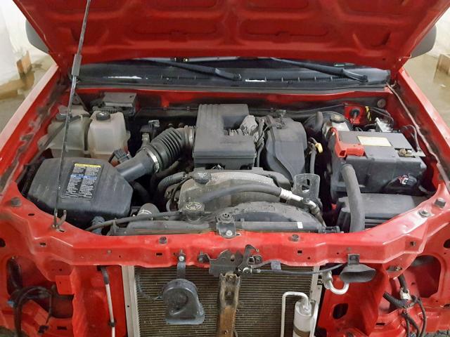 1GCDT43E288219384 - 2008 CHEVROLET COLORADO L RED photo 7