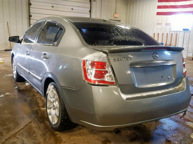 3N1AB6AP0BL719674 - 2011 NISSAN SENTRA 2.0 GRAY photo 3