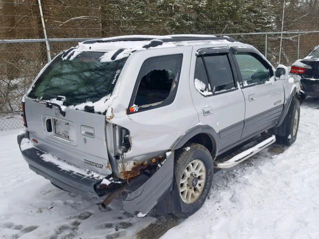 4S6DM58W714414224 - 2001 HONDA PASSPORT E 银色 照片 4