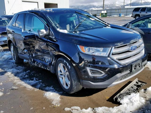 2FMPK4K87JBB88000 - 2018 FORD EDGE TITAN BLACK photo 1