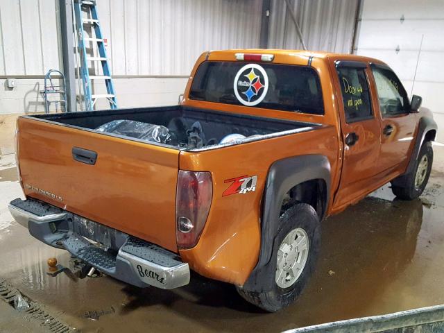 1GCDT136658209380 - 2005 CHEVROLET COLORADO ORANGE photo 4