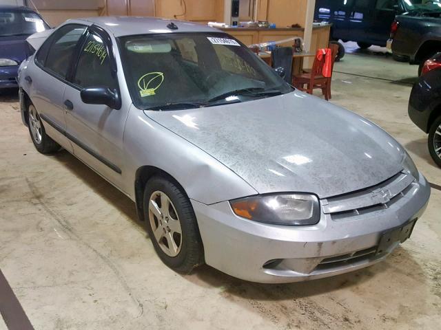 1G1JF52F447244015 - 2004 CHEVROLET CAVALIER L SILVER photo 1