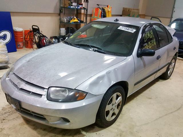 1G1JF52F447244015 - 2004 CHEVROLET CAVALIER L SILVER photo 2