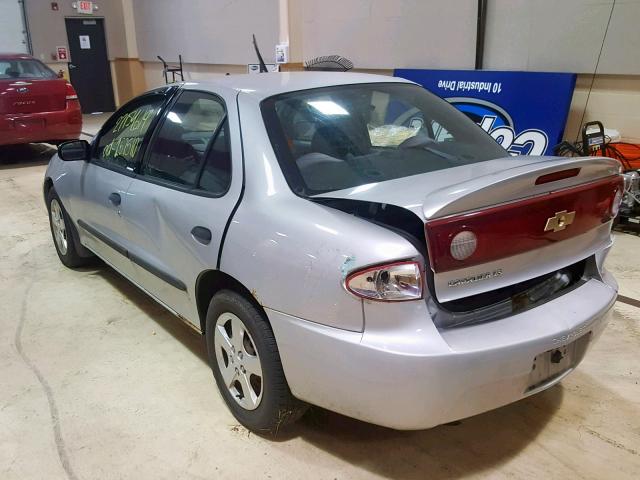 1G1JF52F447244015 - 2004 CHEVROLET CAVALIER L SILVER photo 3