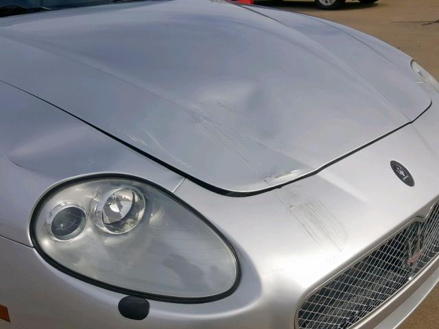 ZAMEC38A150015461 - 2005 MASERATI GRANSPORT SILVER photo 9