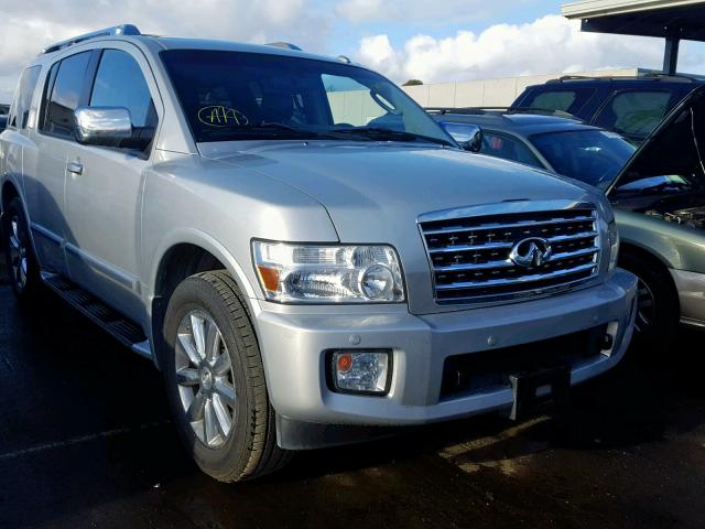 5N3ZA0NC0AN908107 - 2010 INFINITI QX56 SILVER photo 1